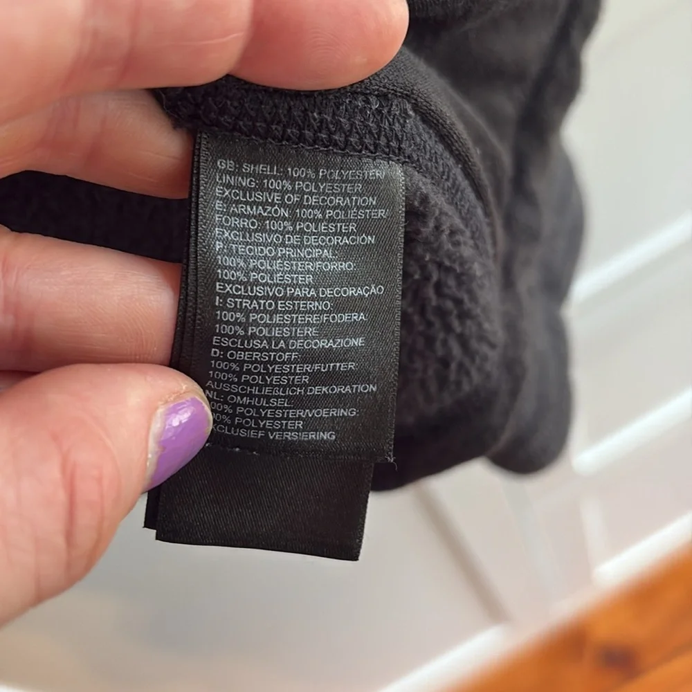 North face sweater zip up jacket